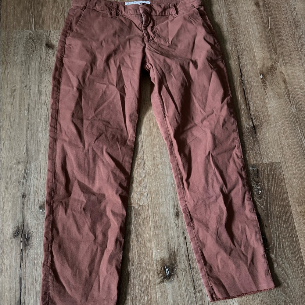 Frank & Eileen Pink Mauve Wicklow‎ Italian Performance Chino Size 4
